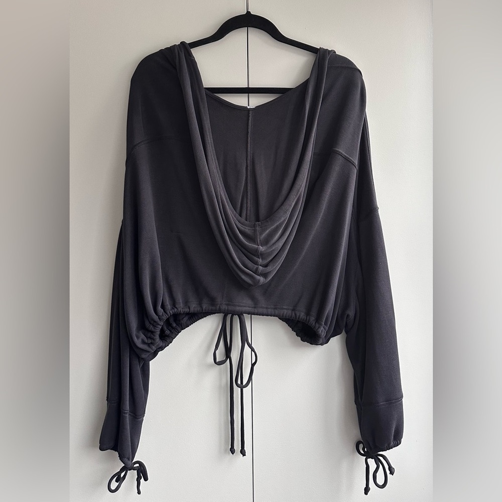 Free People FP Movement Yella Blouson Hoodie in Black - Size XS - Picture 10 of 13